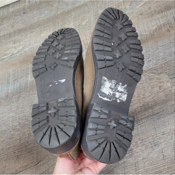 🌏 Sam Edelman Jaclyn brown waterproof suede ankle chelsea boots - Picture 9 of 12